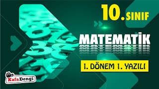 10 Sınıf Matematik Yazılı Çalışması  1 Dönem 1 Yazılı [upl. by Aleacin469]