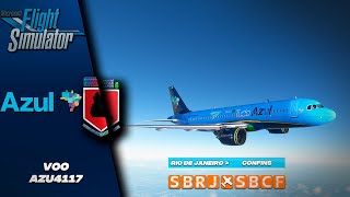 Flight Simulator 2020  IVAO ✈ Rio de JaneiroRJ  ConfinsMG  Voo AZU4117 [upl. by Walrath]