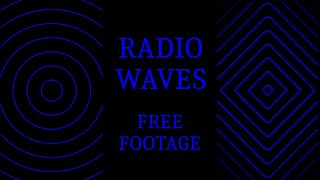 Free Radio Wave Overlay Footage  HD Signal Wave Animation for Video Projects [upl. by Dib]