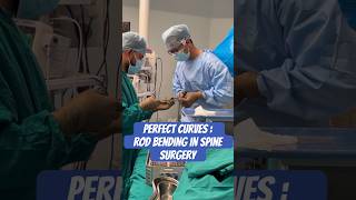 How Spine Surgeons Bend the Rod Before it is Fixed 💪 [upl. by Ayala]