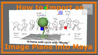 Import an Image Plane into Maya [upl. by Ennaer828]