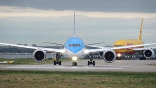 🎥🎥🎥 4K AMAZING NEOS Dreamliner in the morning Boeing 7879 EINEO take off to Milan MXP [upl. by Nnylyma]