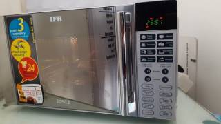 HOW TO USE IFB 20 liter convection microwave oven model 20sc2 full demo amp function [upl. by Abel]