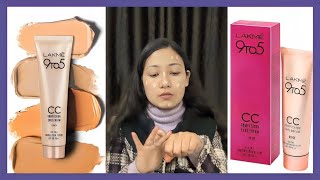 Honest Review of Lakmé CC Cream  How to Choose Correct Shade  How to Apply CC Cream  SHERY [upl. by Mychal400]