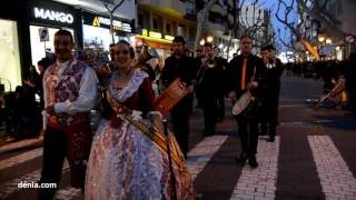 Fallas Dénia 2017 Desfile de bandas [upl. by Hofmann207]