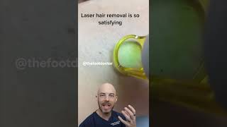 Underarm laser hair removal credit thefootdoctor on TT dermreacts laserhairremovalsatisfying [upl. by Sugirdor]