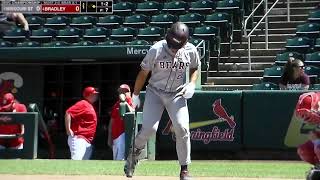 Missouri States Drake Baldwin hits home run vs Bradley in MVC tourney 52722 [upl. by Aldarcie]