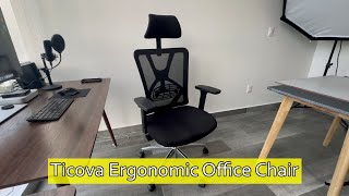 Ticova Ergonomic Office Chair Review  6 Months Later [upl. by Ileak]