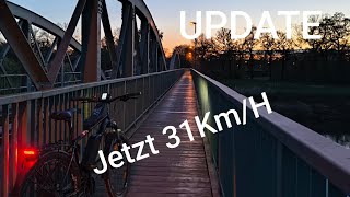 Fischer1726 Tuning Update 31kmh fischer ebike urbex montis fahrrad [upl. by Angela674]