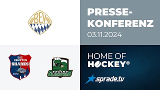 03112024  Pressekonferenz  ESC Kempten vs TSV Erding [upl. by Nahtnaoj897]