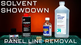 Finding the Best Way to Remove Panel Liner  Solvent Showdown [upl. by Russel]