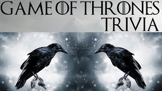 Game of Thrones Trivia  50 Questions From The Series [upl. by Adnoluy216]