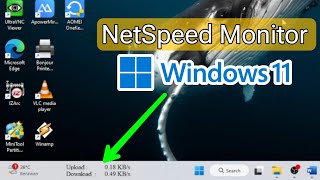 Cara Install Netspeed Monitor di Windows 11 [upl. by Juetta220]