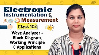 Wave Analyzer  Block Diagram Working Principle amp Applications  Electronic Instrumentation [upl. by Nolyaj362]