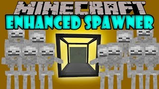 ENHANCED SPAWNERS MOD  Spawners de Todos Los MOBS  Minecraft mod 172 y 1710 Review ESPAÑOL [upl. by Idonah]