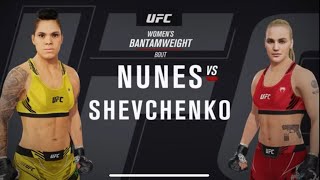 Amanda Nunes vs Valentina Shevchenko Ufc [upl. by Balfour]