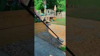 You Wont Believe How Much Money We Saved Using This landscaping gardening shorts diy [upl. by Rouvin]