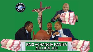 RAIS MWINYI ACHANGIA KANISA ZANZIBAR KUIMALISHA UHURU WA KUABUDU [upl. by Riamu304]