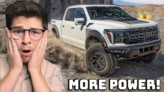 BREAKING 2024 Ford Raptor R MASSIVE Horsepower Gains Beats Ram TRX [upl. by Leahcimnaes]