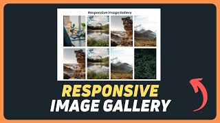 Responsive Image Gallery Using HTML amp CSS 🔥 Blogger [upl. by Cyndia]