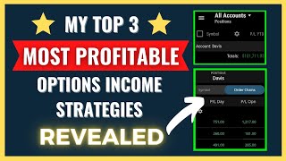 My Top 3 Options Strategies For Income Generation [upl. by Kemp]