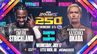 FULL MATCH  Swerve Strickland vs Kazuchika Okada AEW Dynamite July 17 2024 [upl. by Jammie]