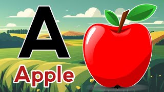 a for apple  alphabet songs  nursery rhymes  phonics nursery rhymes  abcdef  English alphabet [upl. by Ettevahs]