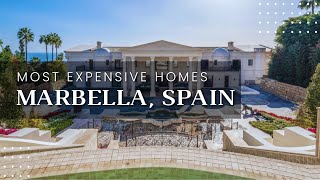 Top 10 Most Expensive Homes in Marbella Spain [upl. by Ahsoem992]