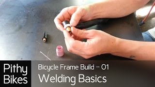 Bicycle Frame Build 01  Welding Basics 01 [upl. by Ihdin]