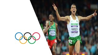 Taoufik Makhloufi ALG Wins 1500m Gold  London 2012 Olympics [upl. by Rehpotsrik]