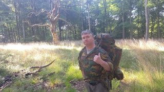 Belgian 110lts jigsaw pattern army surplus rucksack  part 3 of the trilogy [upl. by Conan]