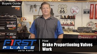 How A Brake Proportioning Valves work [upl. by Ynaoj]