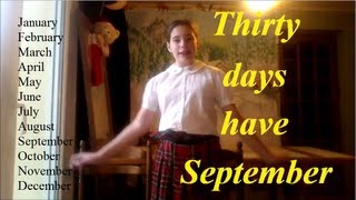 Apprendre langlais en chanson  Thirty days have september [upl. by Assetniuq]