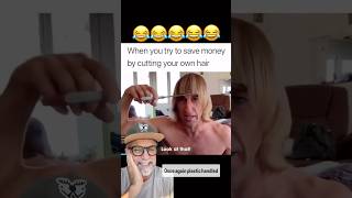 The Best Home Haircut Ever Hairdresser Reacts [upl. by Aeduj]