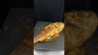 Grilled Fish ASMR Cooking shorts cooking asmr recipe crunchytreats sounds fish [upl. by Charmain]