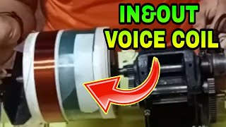 HOW TO MAKE VOICE COIL REWINDING 5 INCHES 1000WATTS [upl. by Aicened]