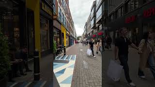 Carnaby Street in Soho London UK the centre of the fashion industry in the 60s and 70s [upl. by Ilke322]