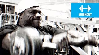 Phil Heaths Massive Delt Workout  2010 Road to the Olympia [upl. by Ellegna]