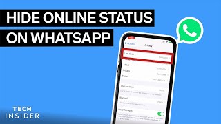 How To Hide Online Status On WhatsApp [upl. by Dorin]