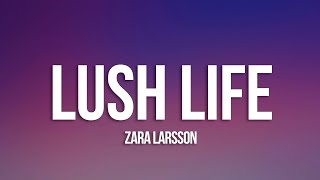 Zara Larsson  Lush Life Lyrics [upl. by Ilrahc]