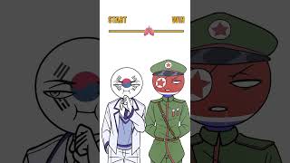 SOUTH KOREA AND NORTH KOREA HOLD THEIR BREATH 🇰🇷 🇰🇵 countryhumans [upl. by Joselyn]