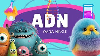 ¿QUE ES EL ADN ¡Explorando la Ciencia de los Genes para Niños 🚀👦👧Aprende el ADN de forma divertida [upl. by Nnek]