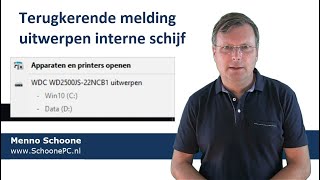 Terugkerende melding uitwerpen interne schijf met Windows [upl. by Aaberg881]