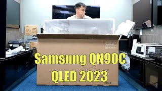 Samsung QN90C QLED 2023 Unboxing Setup Test and Review with 4K HDR Demo Videos [upl. by Anul]