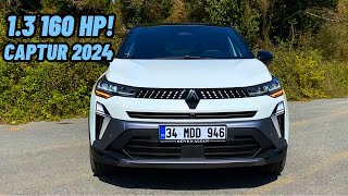 PERFORMANSINA ÅAÅIRACAKSINIZ YENÄ° RENAULT CAPTUR 2024 ESPRÄ°T ALPÄ°NE  13 MÄ°LD HYBRÄ°D 160 HP EDC [upl. by Oigaib]