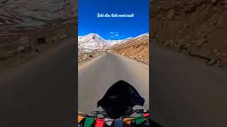 Tuhi din tuhi meri raat hindi song  Leh Ladakh trip with dominar  ladakh road condition ladakh [upl. by Adina983]