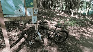 Mountain Biking on the Walmart Bike at Pennacook Area Trails a trail Ive never been to before [upl. by Asena]