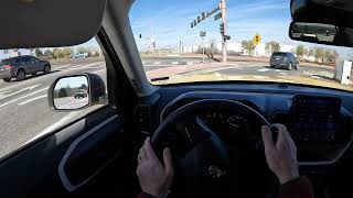 POV 2023 Ford Bronco Sport Heritage Limited Town Drive [upl. by Rafaelita]