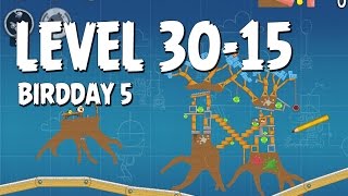 Angry Birds BirdDay 5 Level 3015 Walkthrough  3Stars [upl. by Illah]