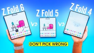 AVOID A MISTAKE Galaxy Z Fold 6 vs Z Fold 5 vs Z Fold 4 Full Comparison [upl. by Amri]